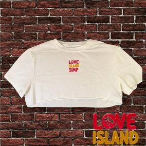 Love Island White Crop Top